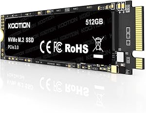 KOOTION 512GB PCIe 3.0 M.2 SSD