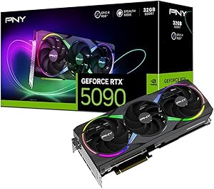 PNY NVIDIA GeForce RTX 5090 Epic-X ARGB OC 32GB