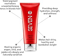 SEVEN Hair Care Rinzu Helio Violet Conditioner 7.2oz — image 3
