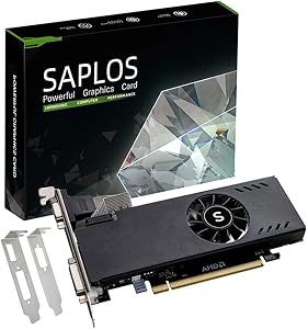 SAPLOS Radeon RX 550 Low Profile Graphics Card 4GB GDDR5