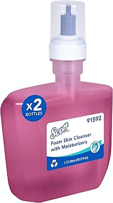 Scott Professional Foam Hand Soap with Moisturizers 1.2 L (Pink, Floral Scent)