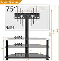 5Rcom Corner TV Stand with Mount for 32-75 Inch TVs — image 5