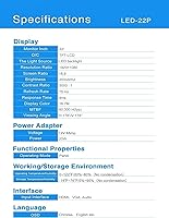 Real HD 22-inch 1080P Security Monitor — image 4