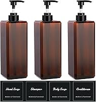 Suream Large Pump Bottles for Shampoo and Conditioner, 33.8oz, 3-Pack — image 1