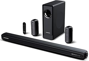 Raineverry 5.1 Surround Sound Bar with Wireless Subwoofer and Rear Speakers Review