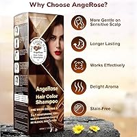 AngeRose Hair Dye Shampoo 3 in 1 Chestnut Brown 400mL — image 8
