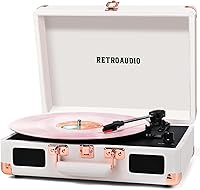 RetroAudio Vintage Suitcase Turntable — image 1