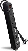 Digital Energy 10-Outlet Surge Protector with USB Charging Ports, 8 ft — image 5