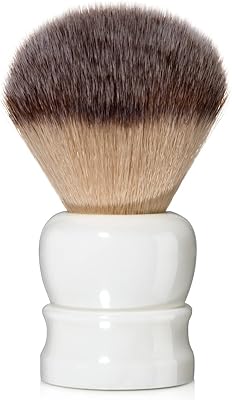 Fine Shaving Brush with Angel Hair Fibers, 24mm Knot, White