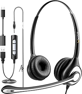 Wantek SC1-WANTEK USB Headset with Mic Review