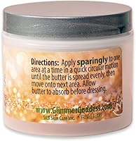 Glimmer Goddess Organic Whipped Body Shimmer Butter Rose Gold 4oz — image 3