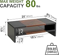 TEAMIX 2 Tiers Desktop Monitor Stand Riser — image 5