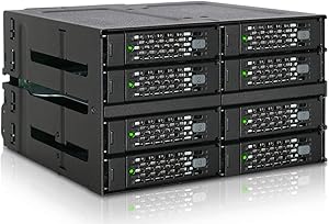 ICY DOCK ToughArmor MB508SP-B 8-Bay 2.5” SAS/SATA Hot Swap Backplane Enclosure