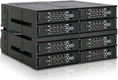 ICY DOCK ToughArmor MB508SP-B 8-Bay 2.5” SAS/SATA Hot Swap Backplane Enclosure