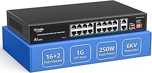VIMIN 19 Port 16xPoE+250W Ethernet Switch Review