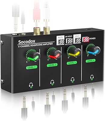 socodox 4-Channel Headphone Amplifier