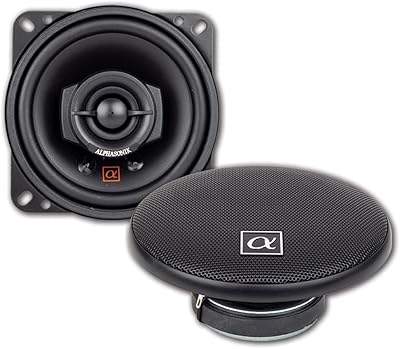 Alphasonik NS42 4″ 2-Way Full-Range Car Audio Speakers