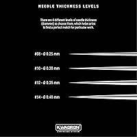 Kwadron 3 Round Liner Long Taper Tattoo Needles - Box of 20 — image 6