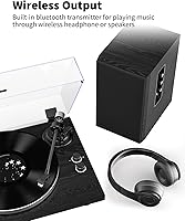 SeeYing Turntable Vinyl Record Player with Bluetooth Output — image 2