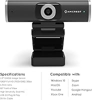 Amcrest 1080P Webcam AWC195-B — image 6