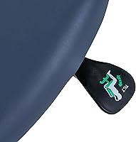 Master Massage Berkeley Ergonomic Saddle Stool with Backrest, Blue — image 6