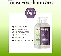 Maple Holistics Tea Tree Sage Shampoo and Conditioner Set, 8oz — image 4