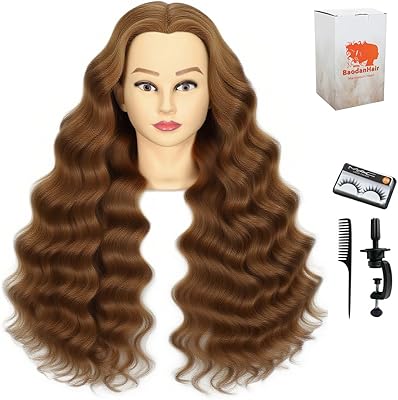 WeiRan Mannequin Head 99% Human Hair - Blond 27#