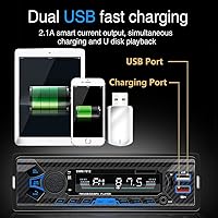 DWMM Single Din Bluetooth Car Stereo System — image 4