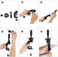 TopDirect 29″ Mannequin Head with Hair, Pink Purple — image 9