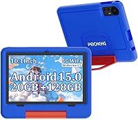 PEICHENG 10.1-inch Kids Tablet, 128GB Storage, Android 15.0 — image 1