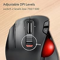 ELECOM EX-G Left Handed Trackball Mouse — image 5