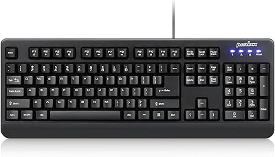 Perixx PERIBOARD-517 Wired Washable USB Keyboard