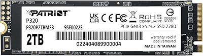 Patriot Memory P320 2TB Internal SSD