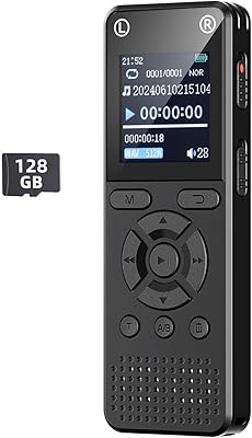 Holyask RM 128GB Voice Recorder