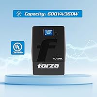 Forza SL-601UL Smart UPS Battery Backup & Surge Protector — image 3