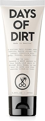 California Born Days of Dirt Hair Styling Cream, 6.8oz