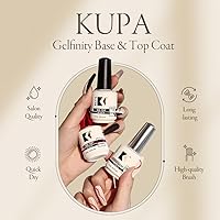KUPA Gelfinity Gel Base & Top Coat Trio 0.5 Fl Oz — image 2