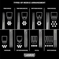 Kwadron 5 Round Liner Long Taper Tattoo Needles - Box of 20 — image 5