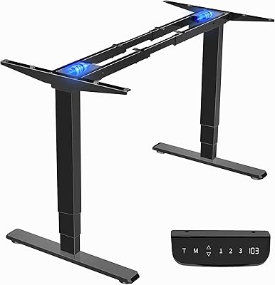 VIVO DESK-EV02RB Electric Sit Stand Desk Frame
