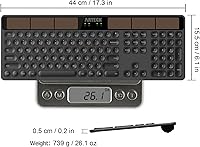 Arteck Wireless Solar Keyboard HW126 — image 6