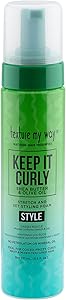 Texture My Way Keep It Curly Stretch & Set Hair Styling Foam, 8.5oz Review