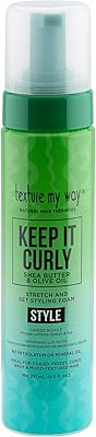 Texture My Way Keep It Curly Stretch & Set Hair Styling Foam, 8.5oz