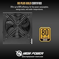 High Power 750W 80 Plus Gold Certified PC Power Supply — image 3