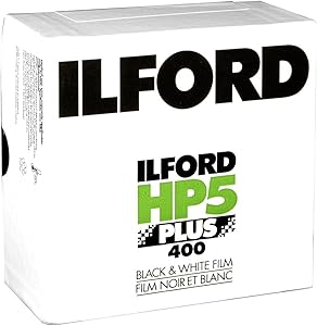 Ilford HP5 Plus Black and White Negative Film 35mm 100' Roll