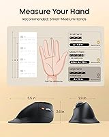 ProtoArc EM05 NL Vertical Wireless Trackball Mouse — image 5