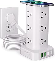UWIWUTEI Power Strip with Wireless Charger 17-in-1 — image 1