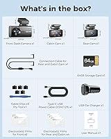 AZDOME M580 3-Channel Dash Cam — image 6