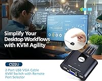 ATEN CS22U 2-Port USB VGA KVM Switch — image 4