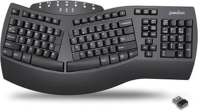 Perixx Periboard-612B Wireless Ergonomic Split Keyboard