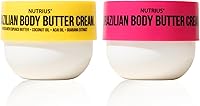 Nutrius Brazilian Body Butter Cream Coco + Berry Bliss 2 x 6 FL OZ — image 1